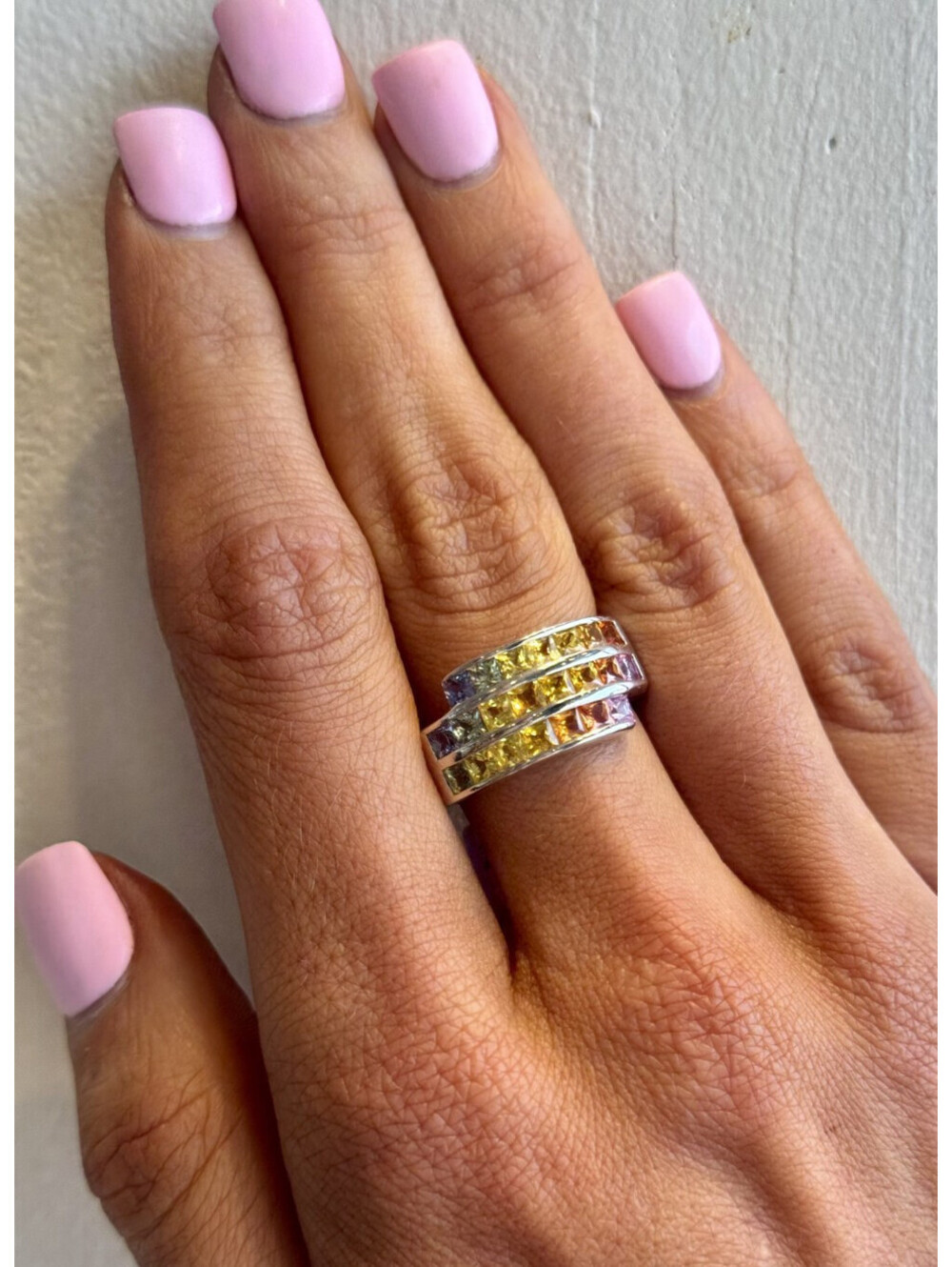 14K WHITE GOLD RING